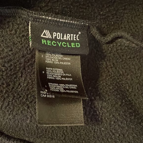 The North Face Polartec Black Fleece Jacket - Picture 6 of 6